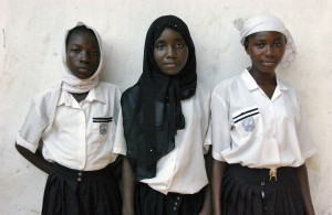School girls in Sierra Leone
